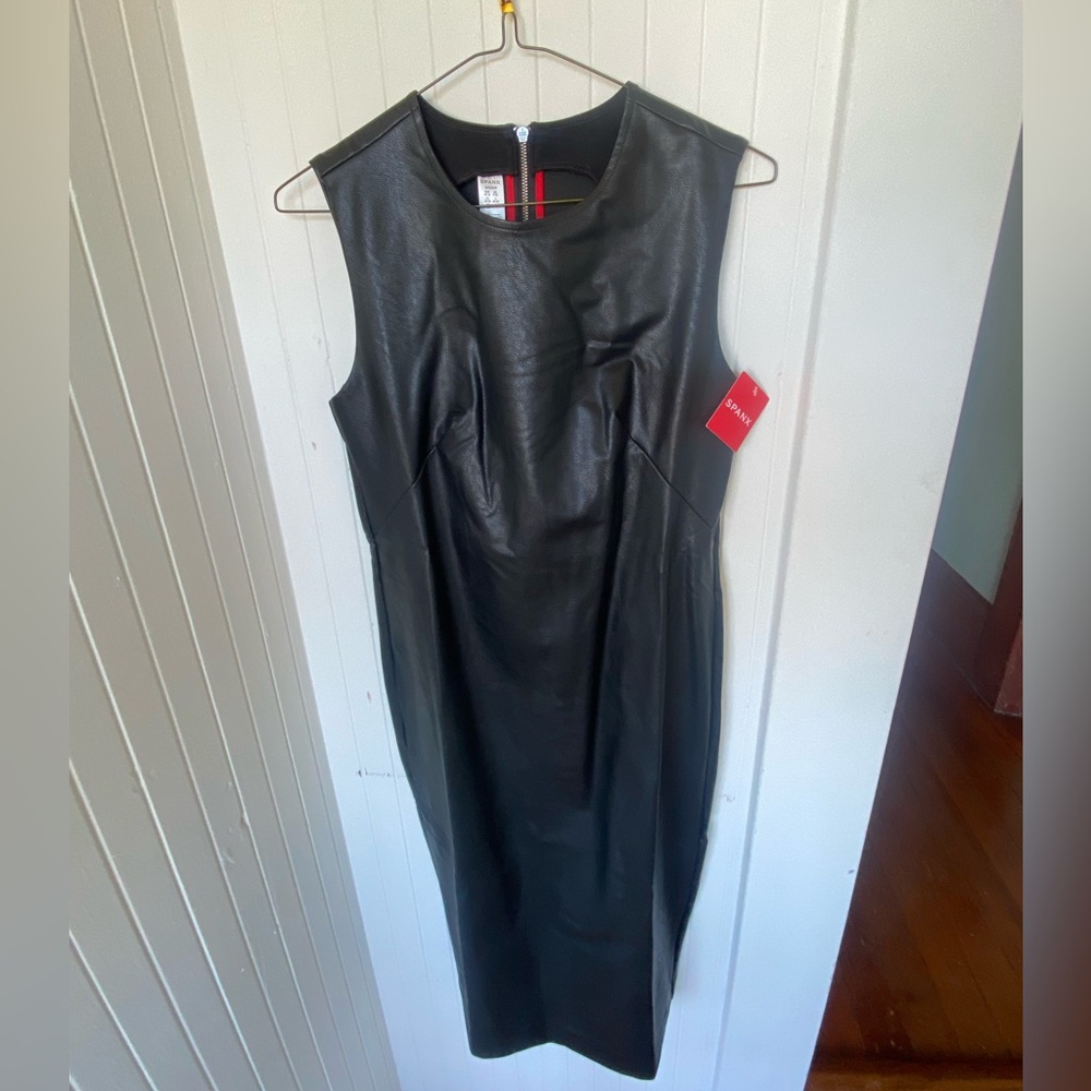Spanx Faux Leather dress size 6